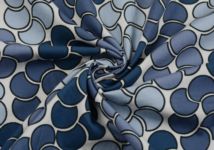 Tkanina Bawełniana Kolorowe Regularne Motywy