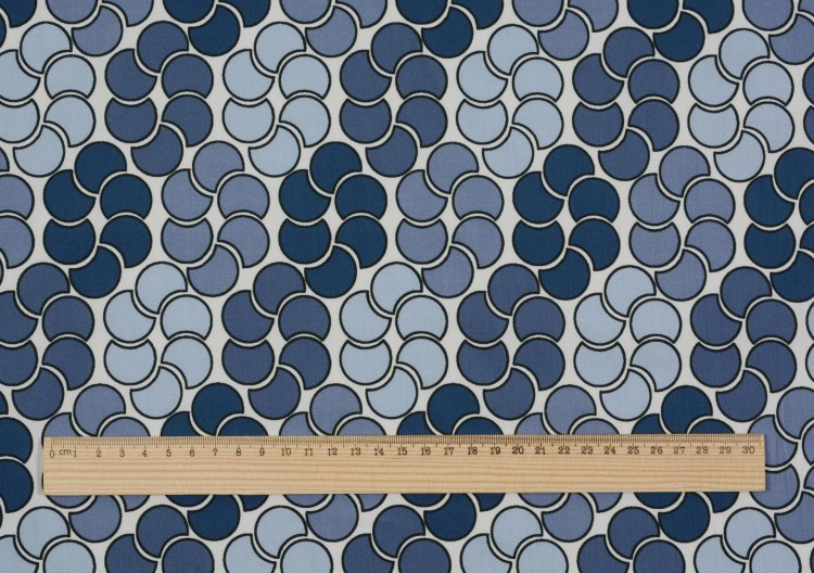 Tkanina Bawełniana Kolorowe Regularne Motywy