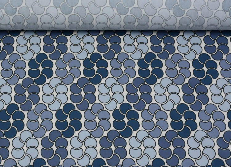 Tkanina Bawełniana Kolorowe Regularne Motywy