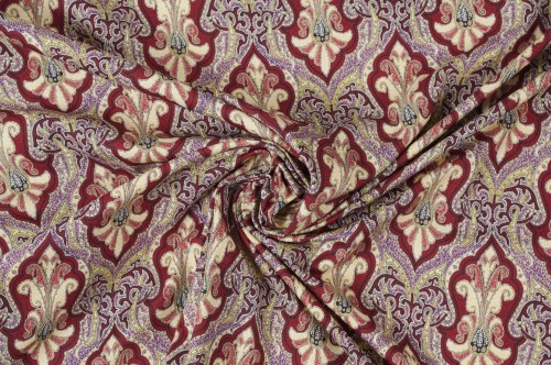 Tkanina Bawełniana w Orientalny Wzór