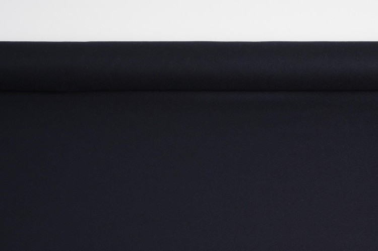 Tkanina Flausz Wełniany w Kolorze Czarnym