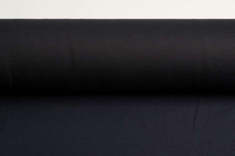 Tkanina Bawełniana z Poliamidem w Granacie z Diagonalnym Ściegiem