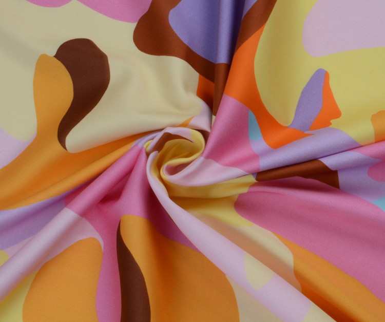 Tkanina Bawełniana Nieregularne Wzory