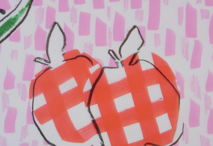 Tkanina Bawełniana Różowo-Biała Sunshine Soul