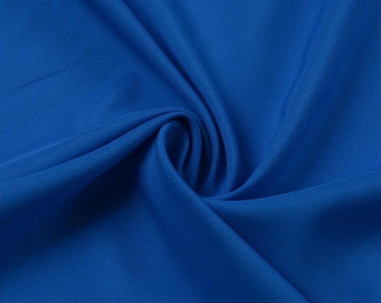 Krepa Poliestrowa Niebieska