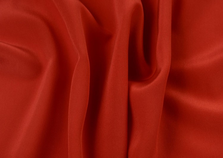 Krepa Jedwabna Czerwona