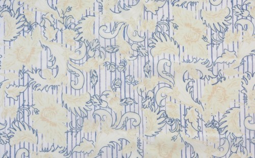 Tkanina Wiskozowa Żółty Roślinny Wzór