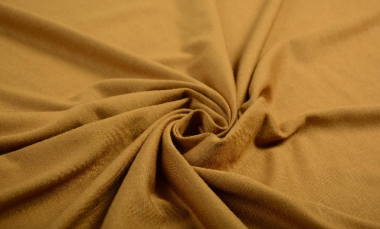 Dzianina Wiskozowa Kolor Starego Złota