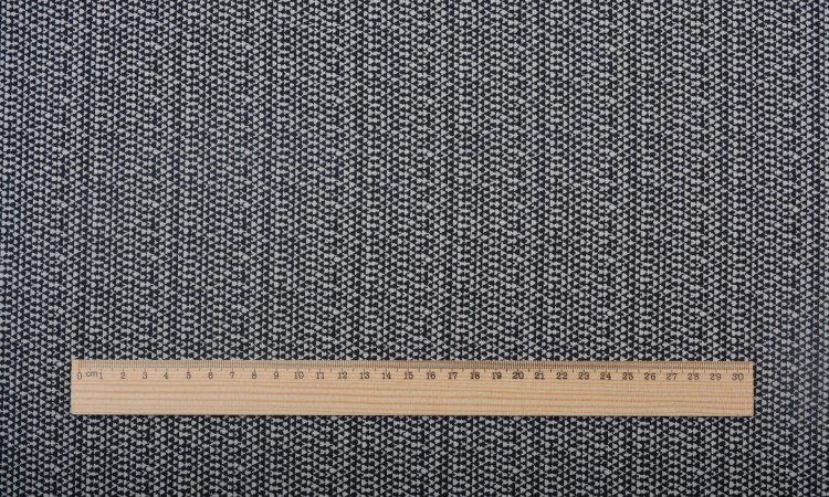 Tkanina Poliestrowa Biało-Czarny Wzór