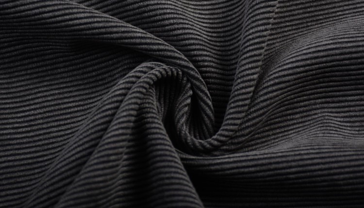 Sztruks Poliestrowy Ciemnoszary