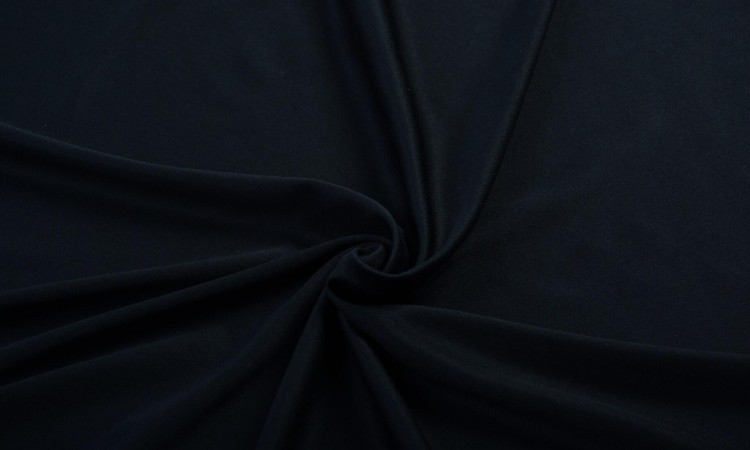 Dzianina Poliestrowa Bardzo Ciemny Granat