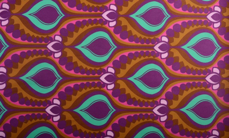 Tkanina Bawełniana Wielokolorowa Kwiaty