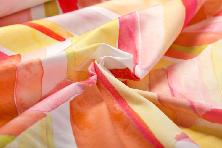 Tkanina Bawełniana Ciepłe Kolory