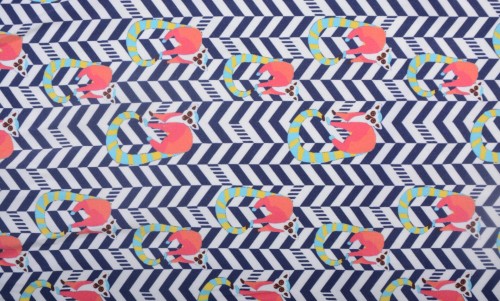 Tkanina Bawełniana Wzór w Lemury