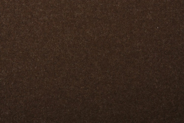 Tkanina Wełniana Typu Flausz Ciemnobrązowa