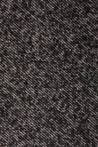 Tkanina Wełniana Czarno-Biały Melanż