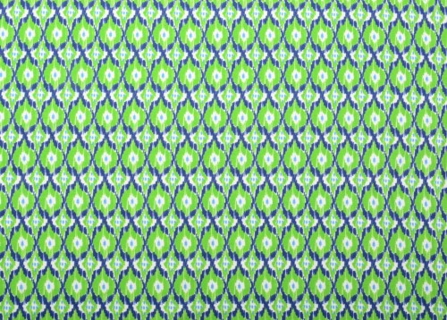 Dzianina Wiskozowa Zielone Romby