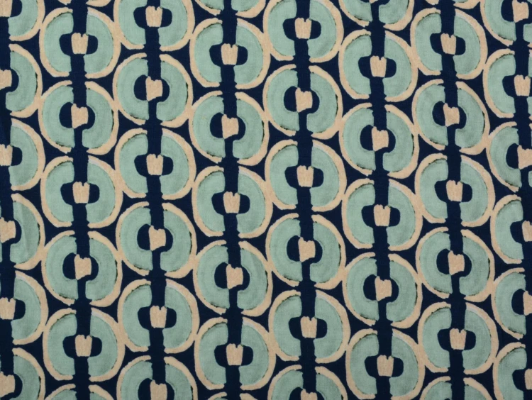 Dzianina Wiskozowa Regularne Pistacjowe Wzory