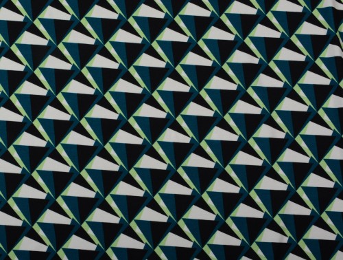 Dzianina Wiskozowa Geometryczne Wzory