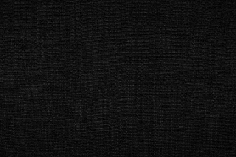 Tkanina Lniana Czarna