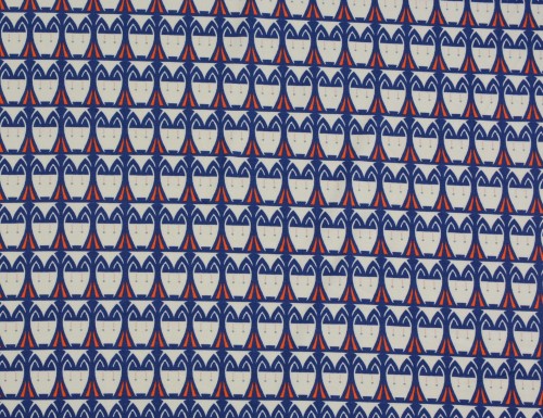 Dzianina Wiskozowa Regularny Wzór w Pyski Wilków