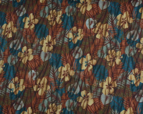 Tkanina Bawełniana Jesienne Kwiaty