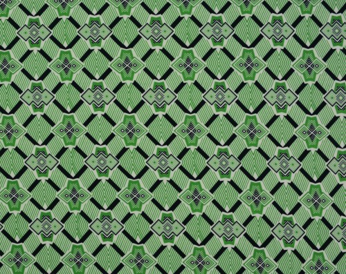 Dziania Wiskozowa Zielona w Geometryczne Wzory